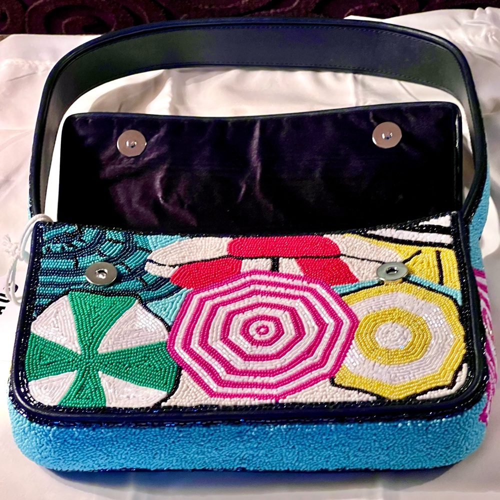 NWT Staud Beaded Tommy Bag Umbrellas - Picture 7 of 16